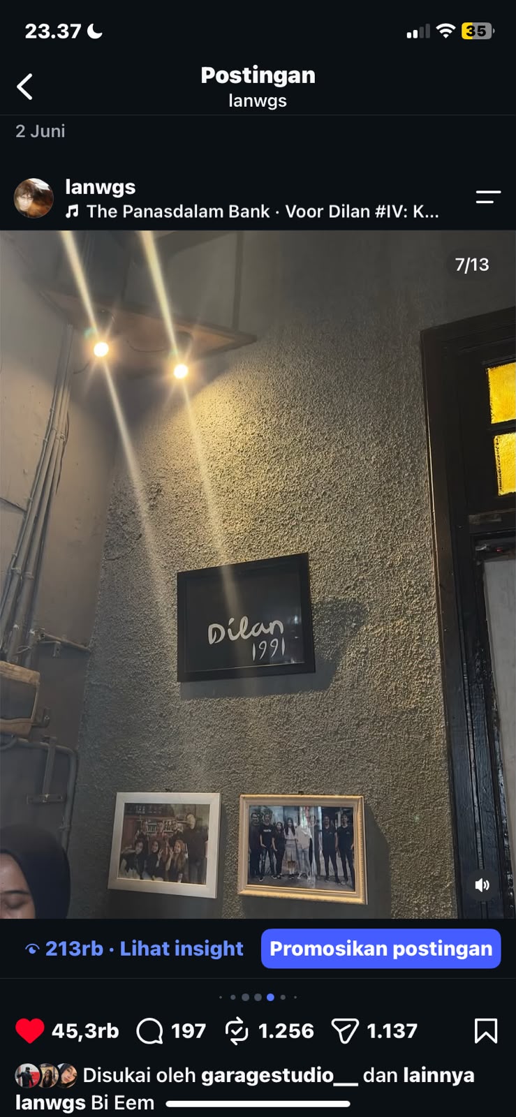 Dilan 1991 promotional short film still